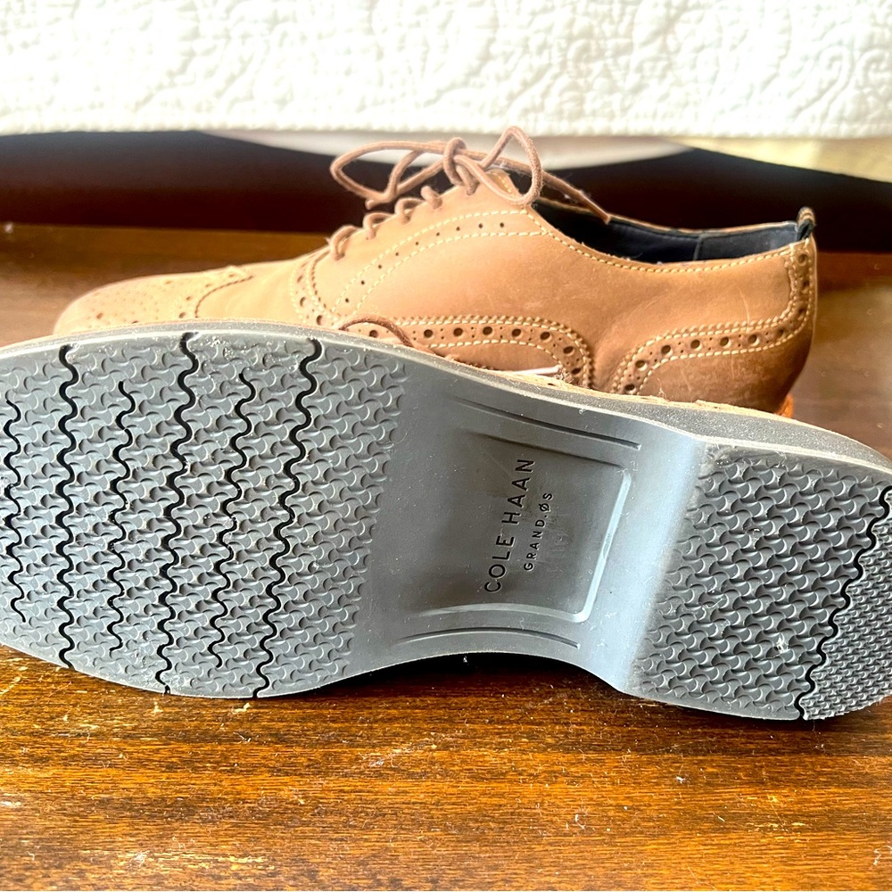 Men’s Cole Haan Grand OS- Brown Wingtips
